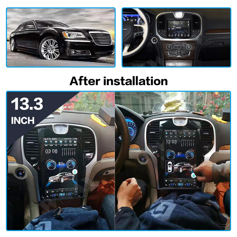300C van de Navigatiecarplay van GPS van Chrysler 2013-2019 van de autoradio de Autostereo-installatie