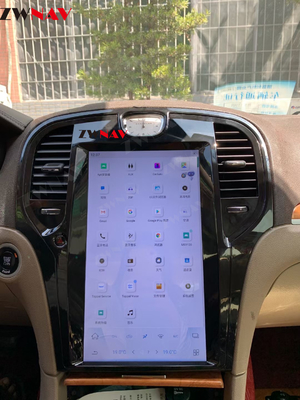 13,3-inch auto GPS-navigatie verticaal touchscreen voor Chrysler 300C
