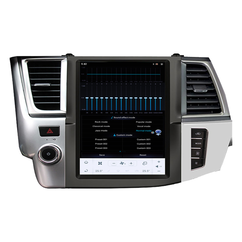 Van de de Kernauto van Qualcomm Octa de Radiospeler Android11 voor Toyota-Hooglander 2014-2021