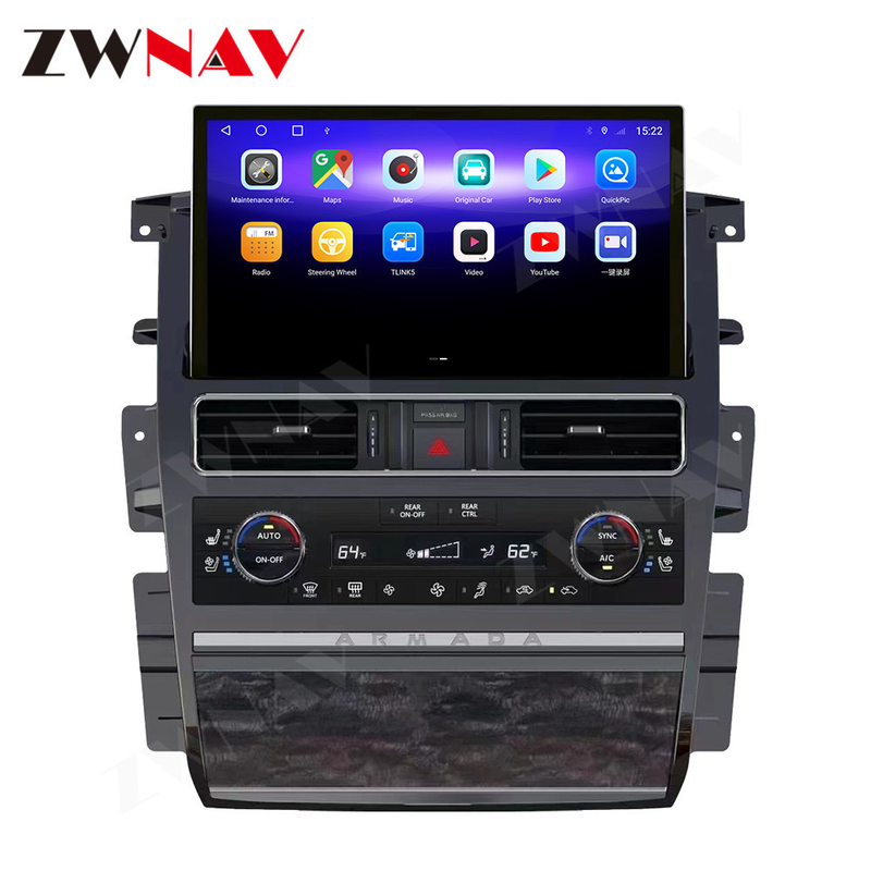 Auto Stereo van de Autogps van Nissan Patrol Armada Y62 de Navigatiespeler Van verschillende media