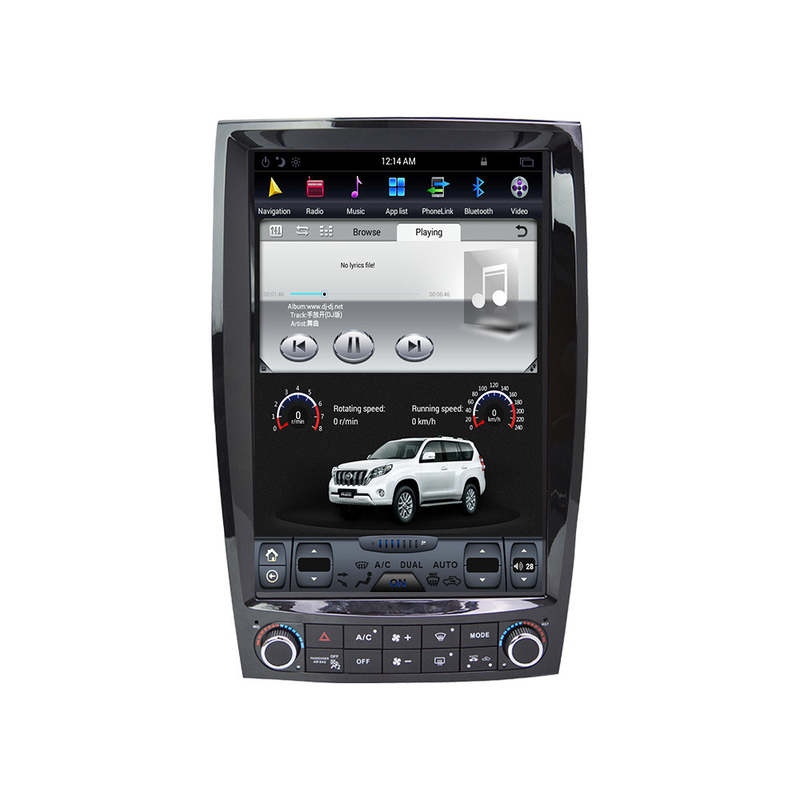 Aftermarket van DC12V Infiniti Q50 Stereotouch screen androïde radiopx6