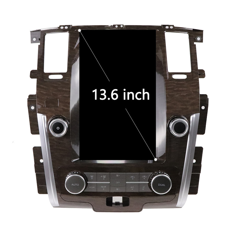PX6 Android 9,0 Hoofd de Eenheidstouch screen van Patrouillenissan sat nav tesla style