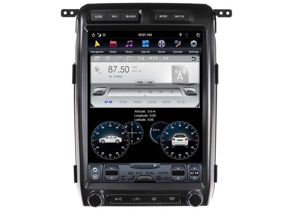 64GB de Hoofdeenheid PX6 13 Duimhd Touch screen Ford Raptor F150 Carplay van autoandroid