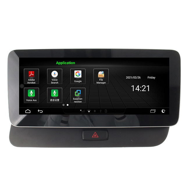 De Kaart van 128GB Q5 AUDI Carplay Android Auto GPS Systeem van de 10,25 Duim het Automobielnavigatie