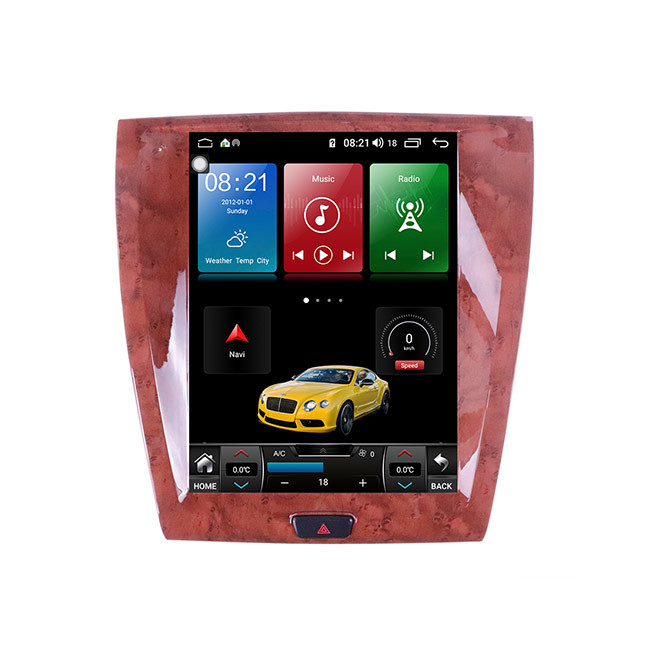 64GB Jaguar XK Android Radio Draadloze Carplay 10,25 Duim Zes Kern