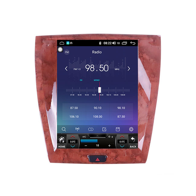 64GB Jaguar XK Android Radio Draadloze Carplay 10,25 Duim Zes Kern