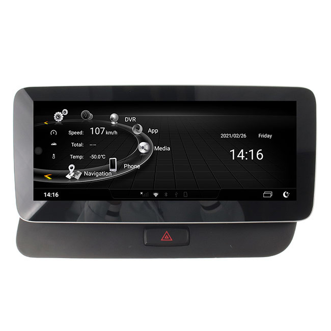 De Kaart van 128GB Q5 AUDI Carplay Android Auto GPS Systeem van de 10,25 Duim het Automobielnavigatie