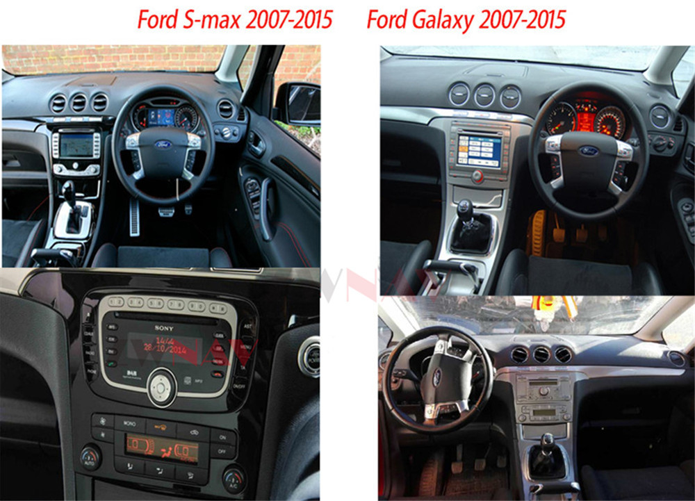 De radio Stereo Hoofdeenheid Android 11 van de Navigatieauto Carplay voor de s-Maximum Melkweg 2007-2015 van Ford