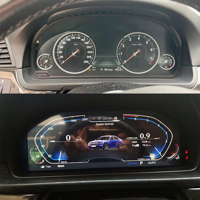 Digitale het Dashboardvertoning van Linux BMW voor BMW-Autolcd de Eenheid van de Instrumentencluster